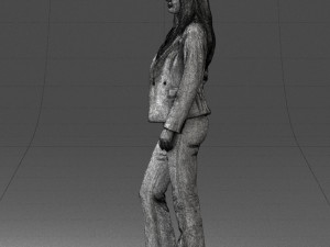 girl in red suit 0468 Modelo 3D
