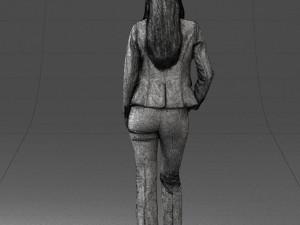 girl in red suit 0468 Modelo 3D