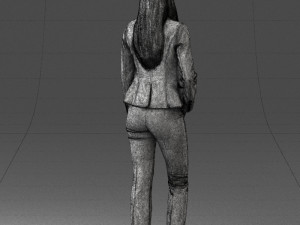 girl in red suit 0468 Modelo 3D