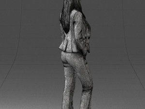 girl in red suit 0468 Modelo 3D