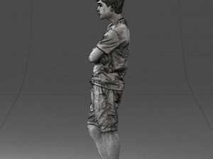 boy in shorts and t-shirt 0463 3Dモデル