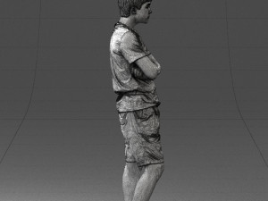 boy in shorts and t-shirt 0463 3Dモデル