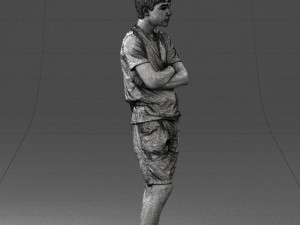 boy in shorts and t-shirt 0463 3Dモデル