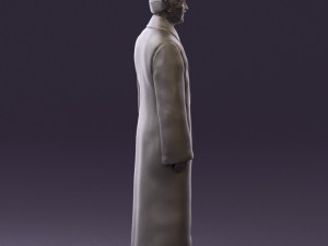 man in kazak suit 0439 Modelo 3D