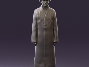 man in kazak suit 0439 Modelo 3D