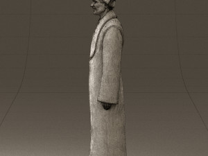 man in kazak suit 0439 Modelo 3D