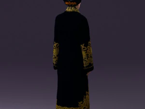 man in kazak suit 0439 3d print ready 3D Print Model