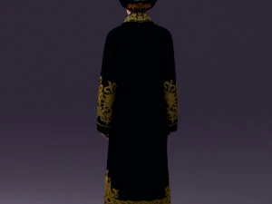 man in kazak suit 0439 3d print ready 3D Print Model