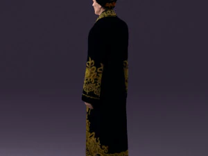 man in kazak suit 0439 3d print ready 3D Print Model