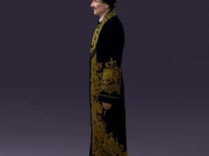 man in kazak suit 0439 3d print ready 3D प्रिंट मॉडल