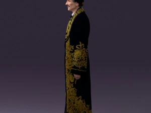 man in kazak suit 0439 3d print ready 3D Print Model