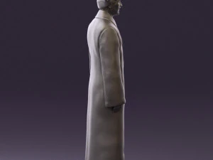 man in kazak suit 0439 3d print ready 3D Print Model