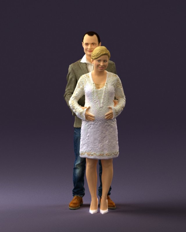 man in blue jacket and jeans 0448 Model 3D .c4d .max .obj .3ds .fbx .stl .blend 