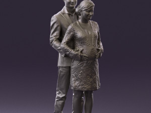 man in blue jacket and jeans 0448 Model 3D