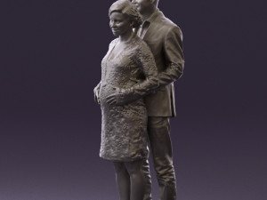 man in blue jacket and jeans 0448 Model 3D