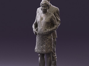 man in blue jacket and jeans 0448 Model 3D