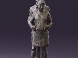 man in blue jacket and jeans 0448 Model 3D