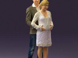 man in blue jacket and jeans 0448 3d print ready 3D 프린트 모델
