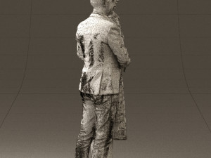 man and woman hugs 0444 3d print ready Modèles 3D en vedette
