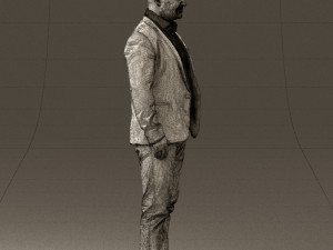 man in blue jacket and jeans 0447 3D 模型