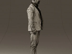 man in blue jacket and jeans 0447 3d print ready 3D Print Model