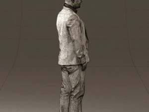 man in blue jacket and jeans 0447 3d print ready 3D Print Model