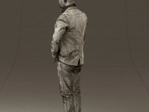man in blue jacket and jeans 0447 3d print ready 3D Print Model