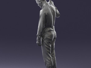young man in vest and trousers 0455 Modèle 3D