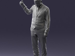young man in vest and trousers 0455 3d print ready 3D प्रिंट मॉडल