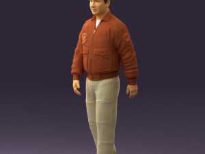 man in helicopter pilot suit 0443 3d print ready 3D प्रिंट मॉडल