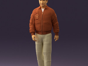man in helicopter pilot suit 0443 3d print ready 3D प्रिंट मॉडल
