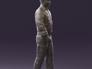 man in helicopter pilot suit 0443 3d print ready 3D प्रिंट मॉडल