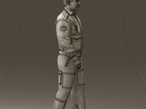 man in helicopter pilot suit 0443 3d print ready 3D प्रिंट मॉडल