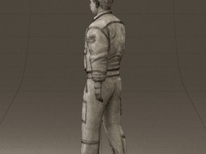man in helicopter pilot suit 0443 3d print ready 3D प्रिंट मॉडल