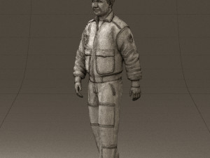 man in helicopter pilot suit 0443 3d print ready 3D प्रिंट मॉडल