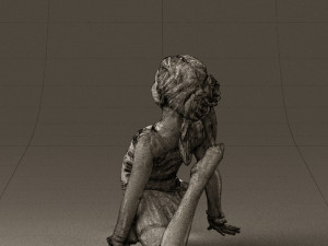 gymnastics girl in pink 0442 3d print ready 3D 프린트 모델