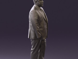 man in blue suit 0547 3d print ready 3D Print Model