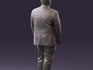 man in blue suit 0547 3d print ready 3D Print Model