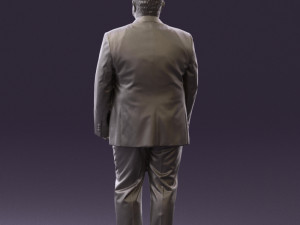 man in blue suit 0547 3d print ready 3D Print Model