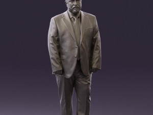man in blue suit 0547 3d print ready 3D Print Model