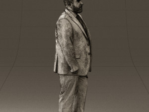 man in blue suit 0547 3d print ready 3D Print Model