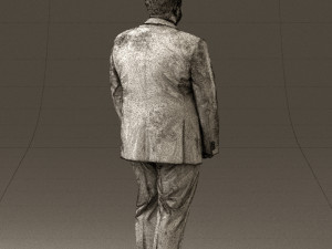 man in blue suit 0547 3d print ready 3D Print Model