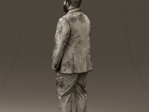 man in blue suit 0547 3d print ready 3D Print Model
