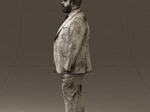 man in blue suit 0547 3d print ready 3D Print Model