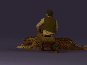 leopard hunter 0543 3D Model