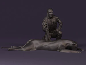 leopard hunter 0543 3D Model