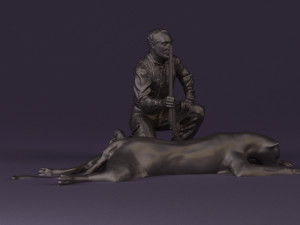 leopard hunter 0543 Modèle 3D