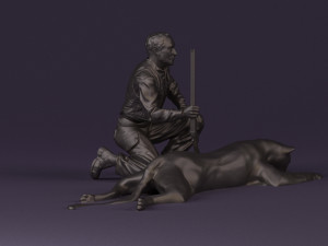 leopard hunter 0543 Modèle 3D