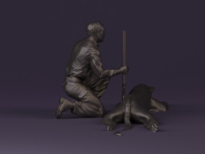 leopard hunter 0543 Modèle 3D