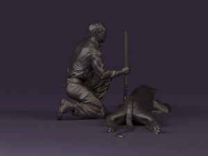 leopard hunter 0543 3D Model